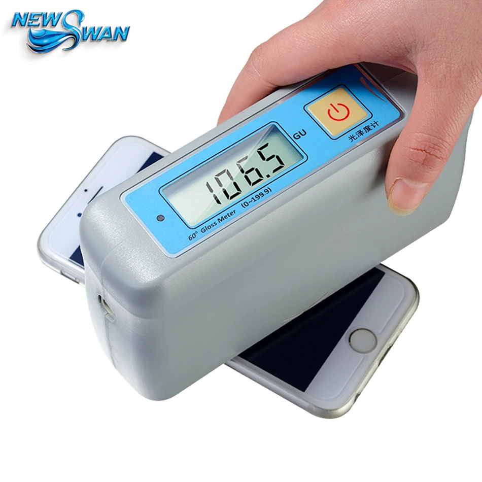 

JND-P60 60 Degree Gloss Meter Glossmeter Light Meter Luxmeter 0.0-199.9 Measuring Range for Granite Ceramic Rubber Leather Metal