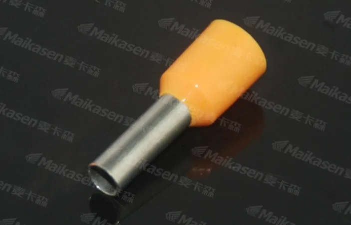 E0512 ПВХ изолированный провод bootlace Ferrules терминал для 0 5 мм2 22 AWG провода обжимной 12