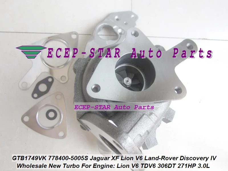 GTB1749VK 778400 5004S 5003S Turbo для Jaguar XF Lion V6 Land Rover Discovery IV 2009 AJ V6D TDV6 306DT 3.0L|v6 engine|turbo chargerturbo control