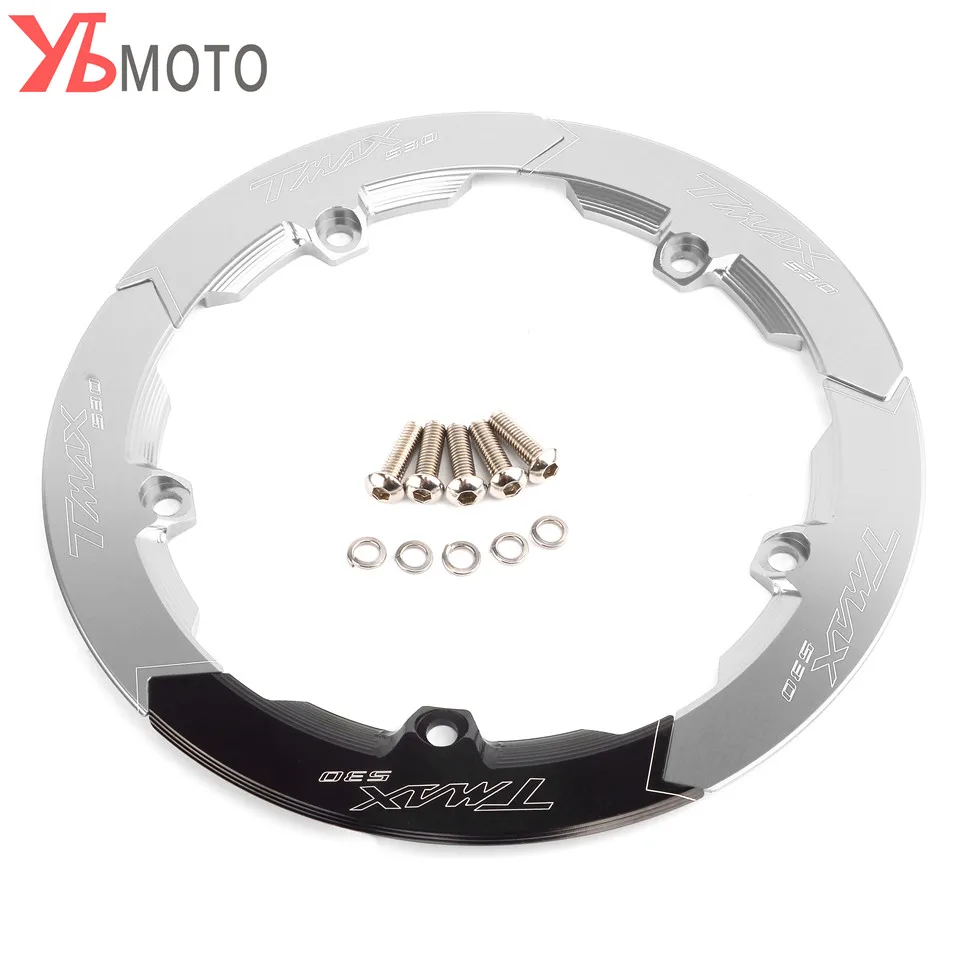 Часть мотоцикла CNC трансмиссионный шкив защитный чехол для Yamaha MAX T MAX TMAX 530 TMAX530 SX DX