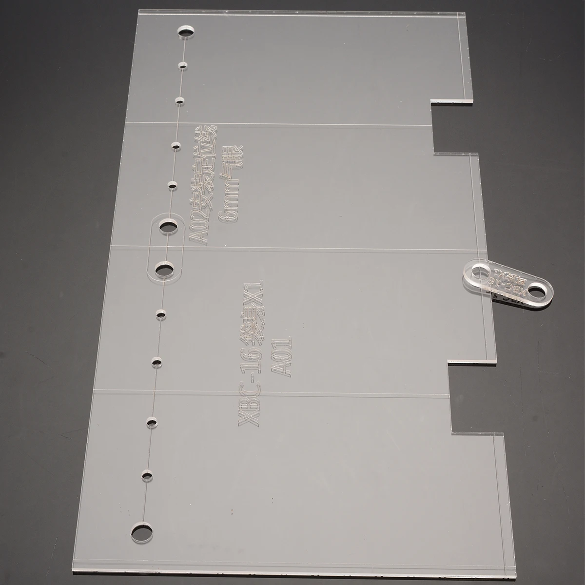 2 шт./компл. акриловые прозрачные шаблоны ручной работы шаблон для изготовления