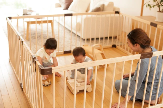 Быстрая доставка! Для детей 0 3 лет детское ограждение из цельного дерева