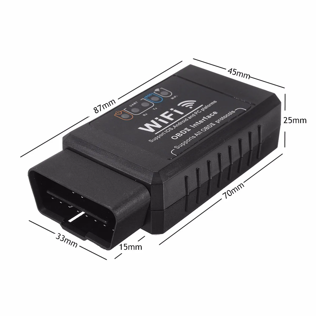 Профессиональный Wi-Fi Авто OBD II 2 автомобиля диагностический сканер код ридер для IOS Android Windows PC