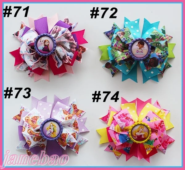 Бесплатная доставка 2017 новейший 30 шт 4 5 &quotсложенный Бутик волос бант с крышкой