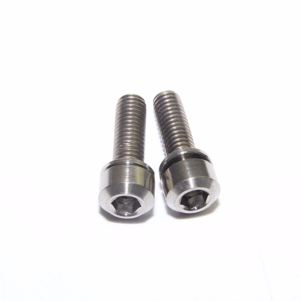 Велосипедный титановый болт для бутылки M5 * 16|titanium cage|bottle cage screwstitanium bottle bolts |
