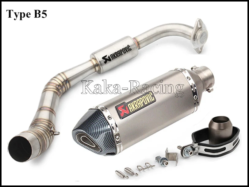 Для Yamaha NVX125 NVX155 NVX 155 125 Aerox155 мотоцикл выхлопной полной системы скольжения на трубы с Akrapovic выхлопной глушитель