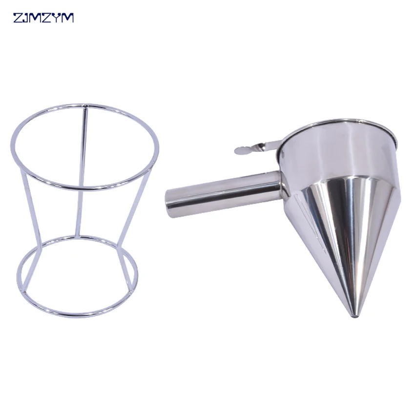 1 шт. Нержавеющая сталь вафли блинчики дозатор теста Maker best с двойными стенками 1000