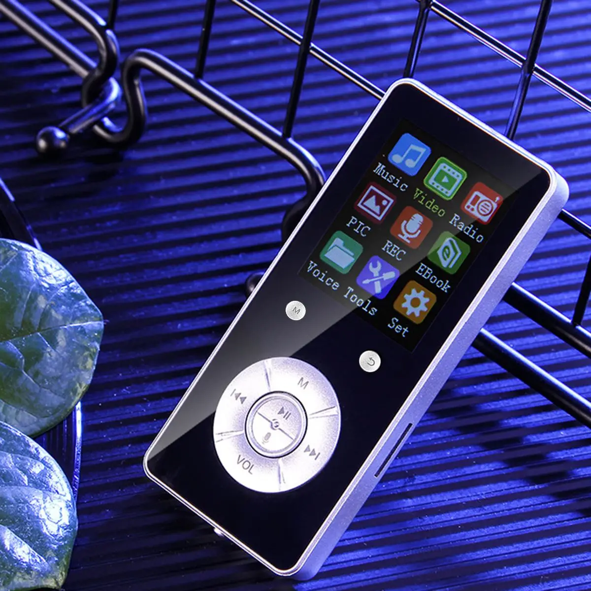 7-Button 1.8inch MP3 Player Mini TFT Screen Music Media Portable Audio Video Black Silver Blue | Электроника
