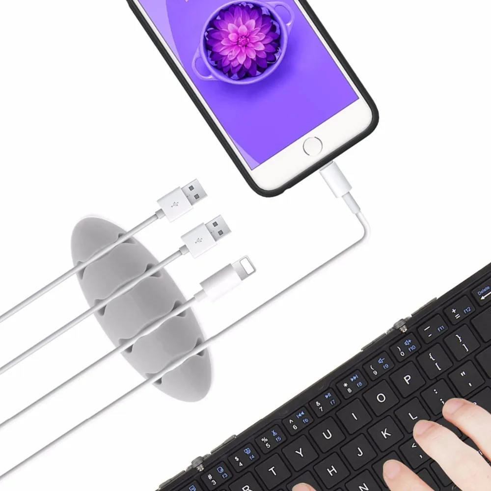 Органайзер для кабеля зажимы с 4 отверстиями|clip phone holder|phone holderphone clip holder |