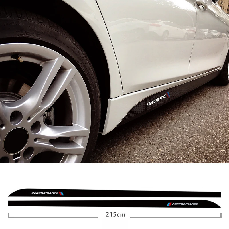 5D боковая юбка из углеродного волокна гоночная полоса для порога BMW F30 F31 F32 F33 F22 F23