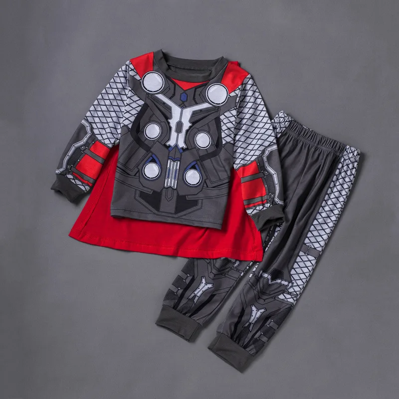 Дети мультфильм супергерой пижамы Домашняя одежда Комбинезоны Звездные войны
