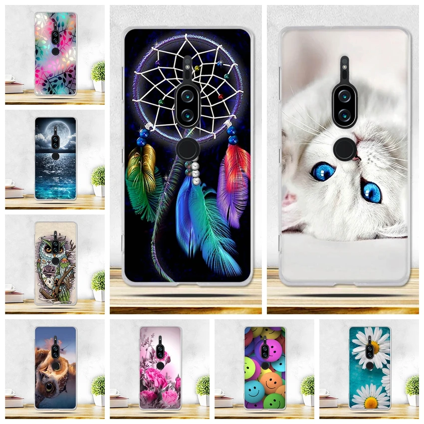 Чехол-накладка для Sony Xperia XZ2 premium силиконовый мягкий чехол-накладка Coque Etui чехлы |