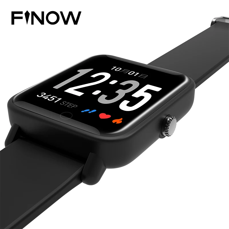 Finow Фитнес Smart Band IP67 Водонепроницаемый Смарт часы Поддержка шагомер Multi