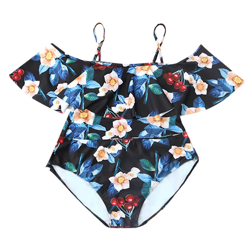 Летний женский сексуальный купальник с цветочным принтом Купальный бюстгальтер
