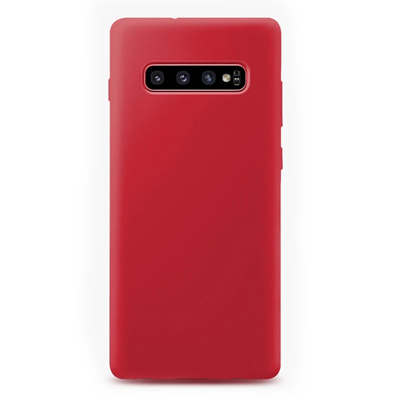 5 Жидкий силиконовый чехол для samsung s10 s8 s9 plus s10E, чехол для смартфона galaxy s 8 9 10 E s8plus s9plus s10plus, чехол - Цвет: 5