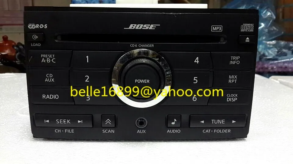 Ni-san 28185 ZE50B clarion PN-2837DB Boses 6 DSIC CD CHANGER FOR Hond-A navigation Pathfinder factory car stereo AUX SCAN AUDIO |