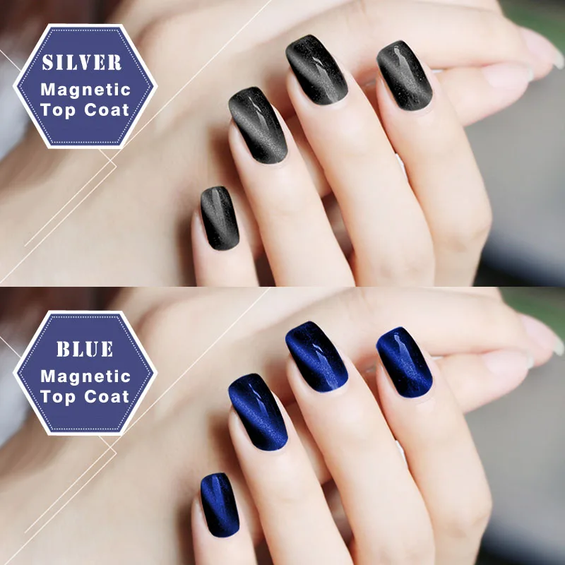УФ Магнитный Гель лак Cat'S Eye для ногтей 8 мл|topcoat gel|magnetic uv gelgel for nail |