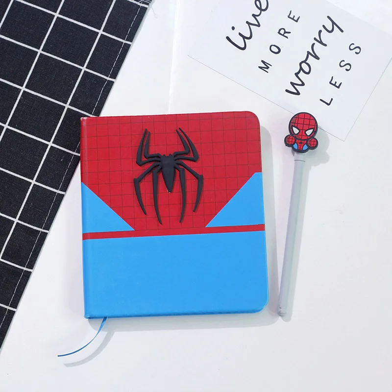 Записная книжка с героями мультфильмов блокнот супервоином книга милым рисунком