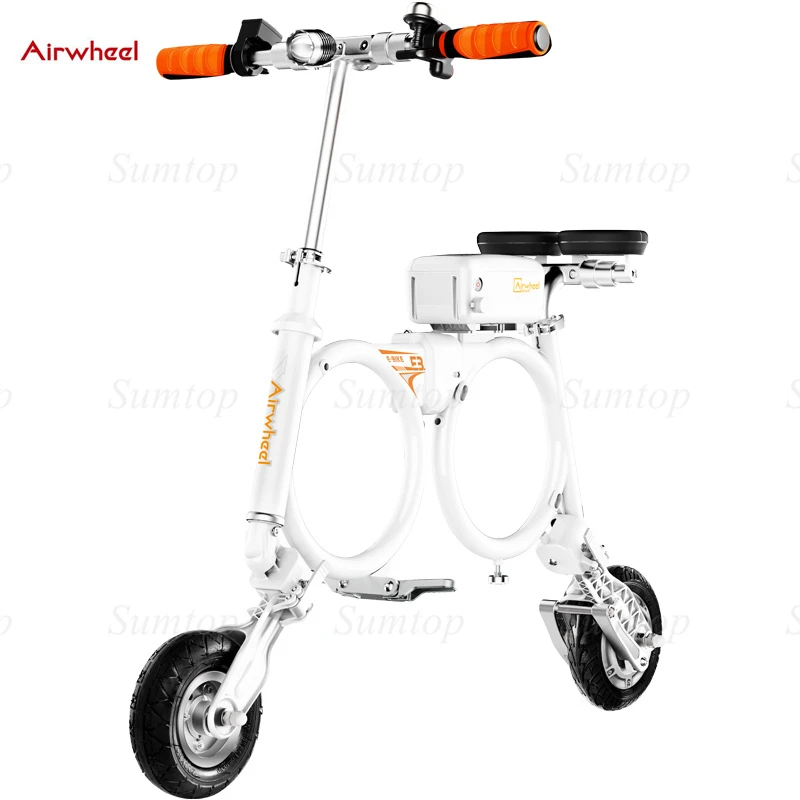 Бренд E3 Airwheel электрический велосипед электронной складной с led свет usb порт smart ebike