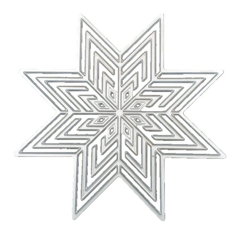 Восьмиугольная Magic Star Скрапбукинг Soldes резки металла умирает для самодельная