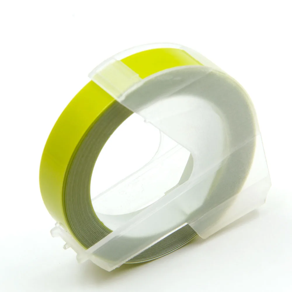 Grass Green Absonic 16 цветов 9 мм* 3 м Dymo 3D пластиковая Dymo лента с тиснением для тиснения этикеток производитель ПВХ DYMO M1011 1610 1595 1540 Motex E101 - Цвет: Grass Green