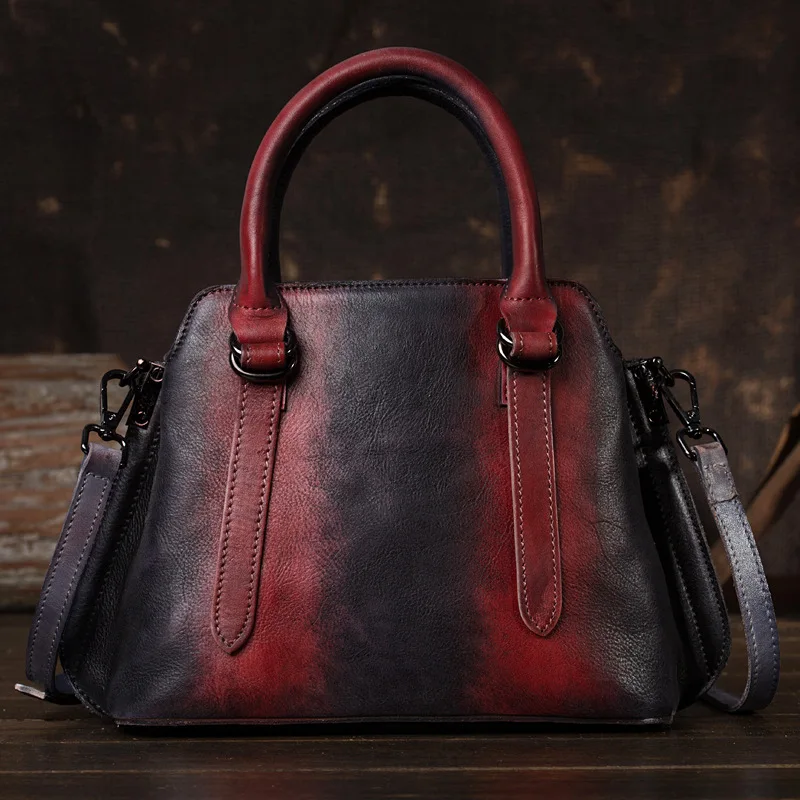 Norbinus винтажная сумка через плечо женская брендовая из натуральной кожи сумки от