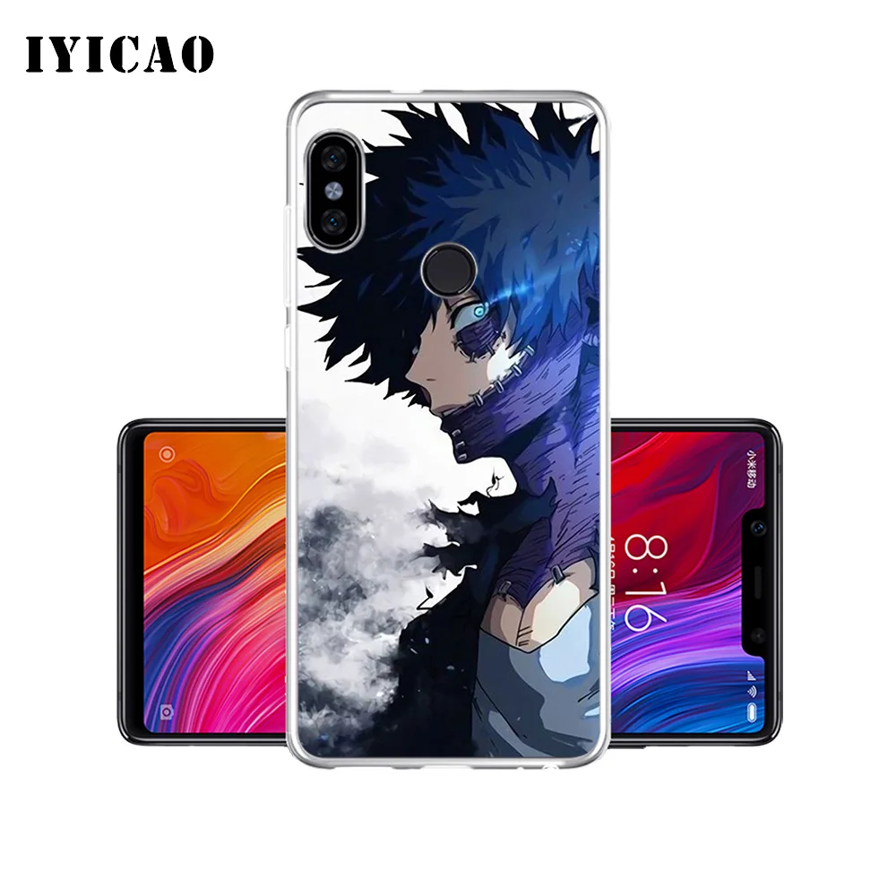 Мягкий силиконовый чехол для телефона IYICAO My Hero academic с мультяшным рисунком Xiaomi Mi 9 8