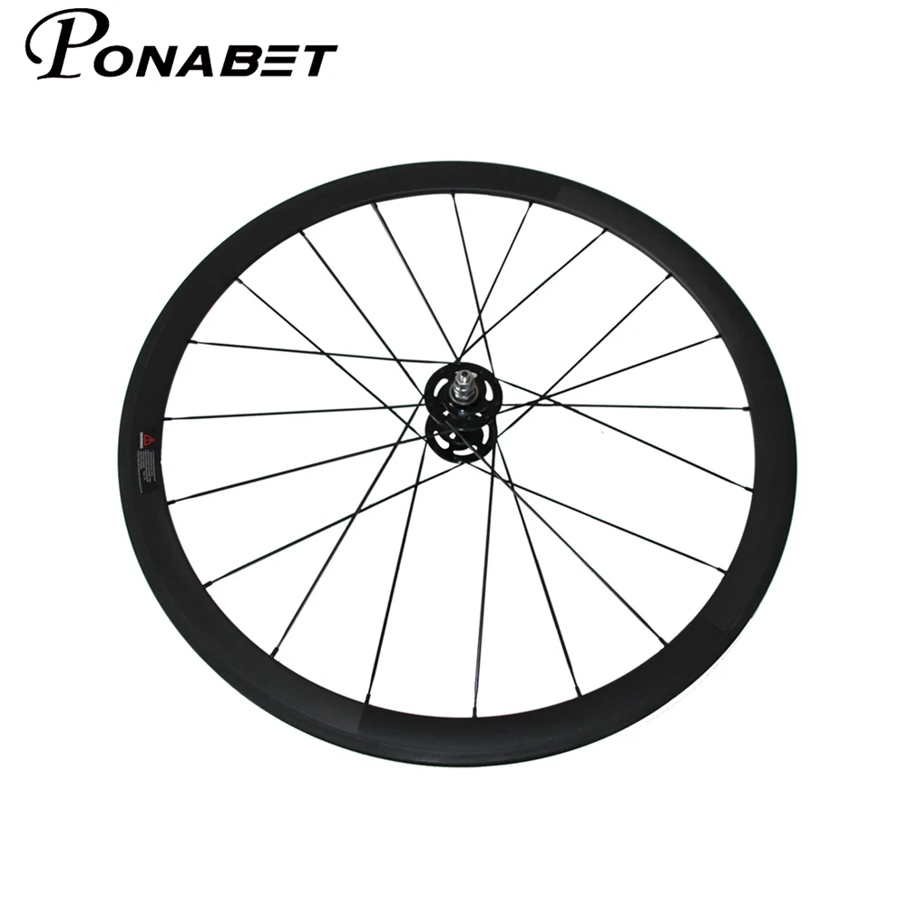 PONABET 38 мм clincher full 700C fibler carbon fixed gear (track) wheelset с ступицей трека | Спорт и развлечения