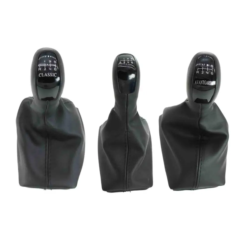 

6 Speed Gear Shift Knob With Leather Boot For Mercedes Benz E Class W211 S211 2002 2003 2004 2005 2006 2007 2008 2009
