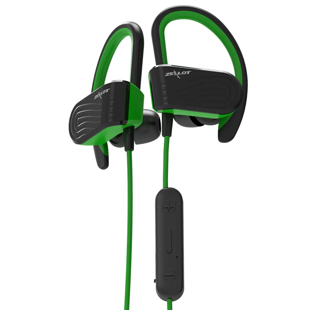 ZEALOT H12 беспроводные наушники спортивные Bluetooth 4,2 водонепроницаемые наушники бас наушники Bluetooth гарнитура с микрофоном для телефона - Цвет: Зеленый