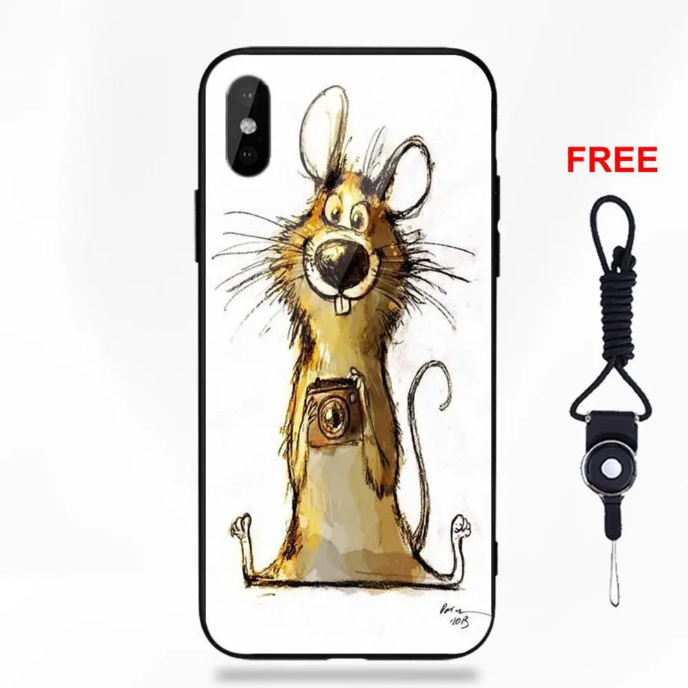 Мягкие ТПУ оправа закаленное стекло дизайн для Apple iPhone 5 5C 5S SE 6 S 7 8 плюс X XS Max XR