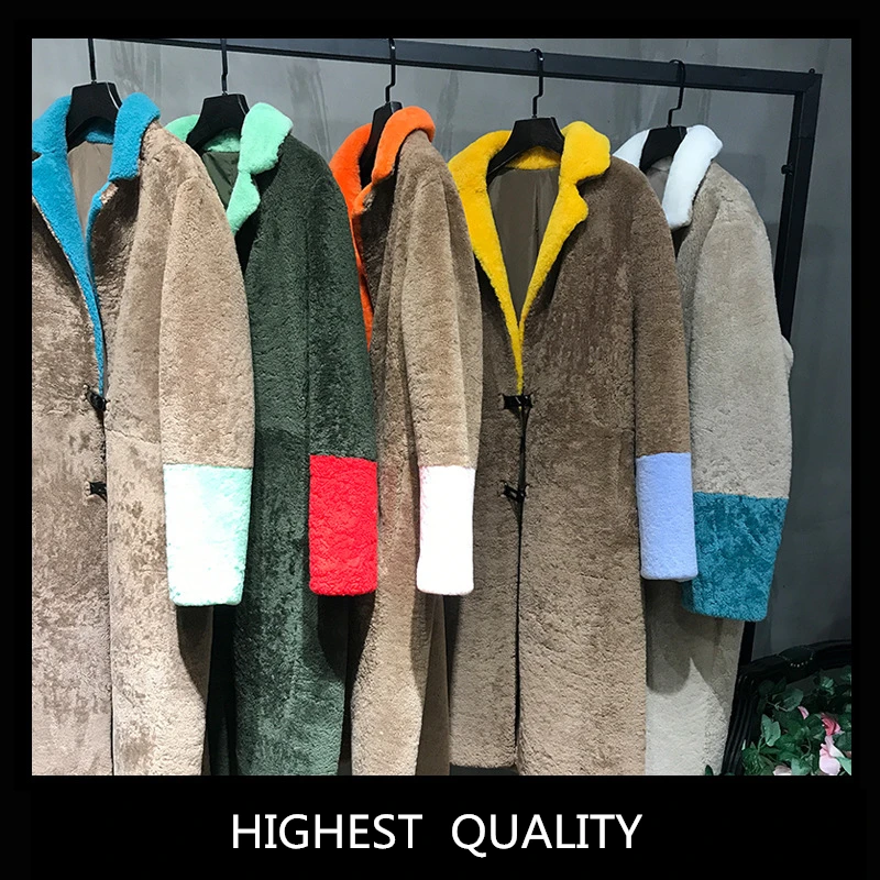 OFTBUY Новинка 2018 года длинное зимнее пальто для женщин зимняя куртка из