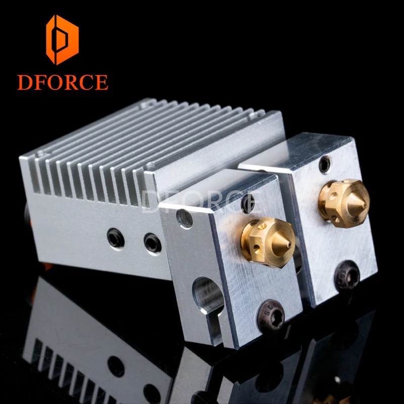 DFORCE многоэкструзионная двойная экструзия охлаждающая Chimera + для 3D принтера E3D hotend