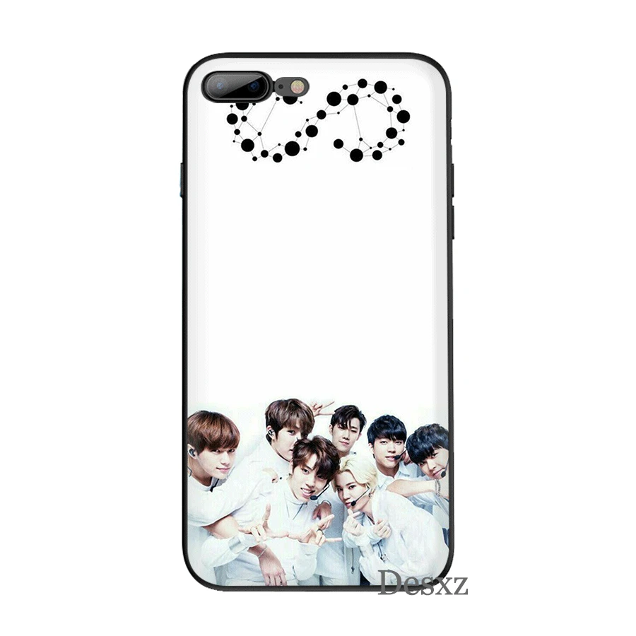 Мобильный телефон чехол для iPhone 11 Pro XR X XS Max 6 6S 7 8 Plus 5 5S SE корейский бесконечный Kpop