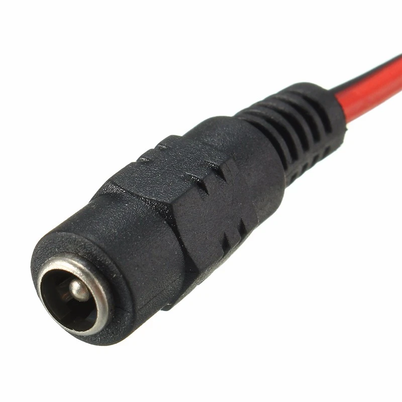 CLAITE DC12V мужской/женский источник питания разъем кабель штекер шнур провод 5,5 мм x 2,1 мм