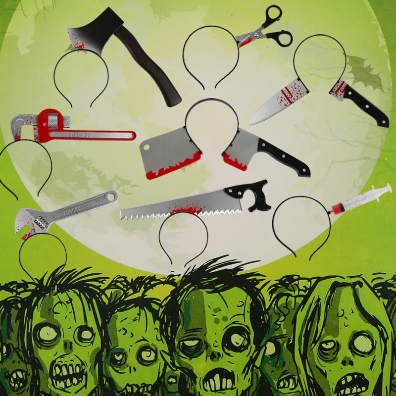 Украшения ужастики для Хеллоуина страшные розыгрыши игрушки halloweeвечерние en