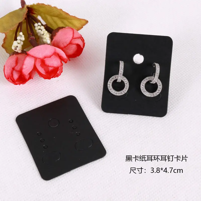 100 шт. 3 8*4 8 см ярлык для сережек гвоздиков|jewelry display|display earringsjewelry display earring |