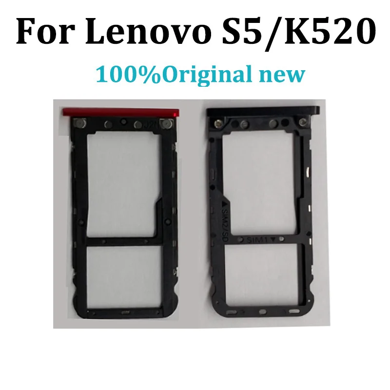 Оригинальный Для lenovo S5/K520 держатель сим лоток для K 520 Card Reader Слот S 5 Запчасти