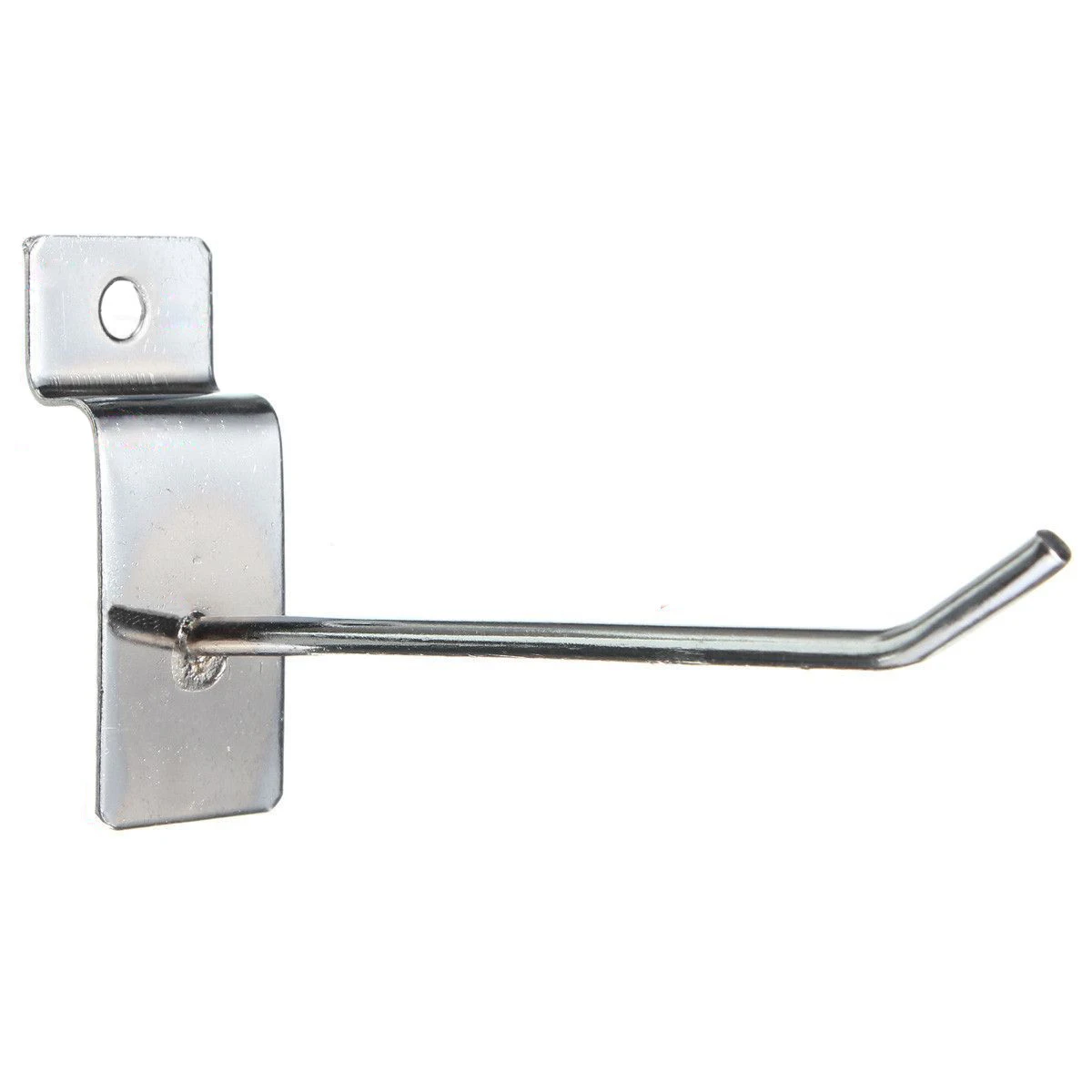 

25 x Slatwall Single Hook Pin Shop Display Fitting Prong Hanger 100mm