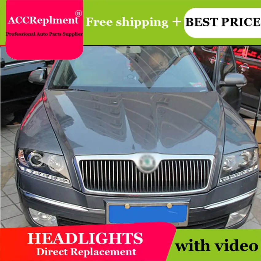 Авто PRO 2007 08 09 превосходные головной светильник s U светодиодный руководство Angel eyes
