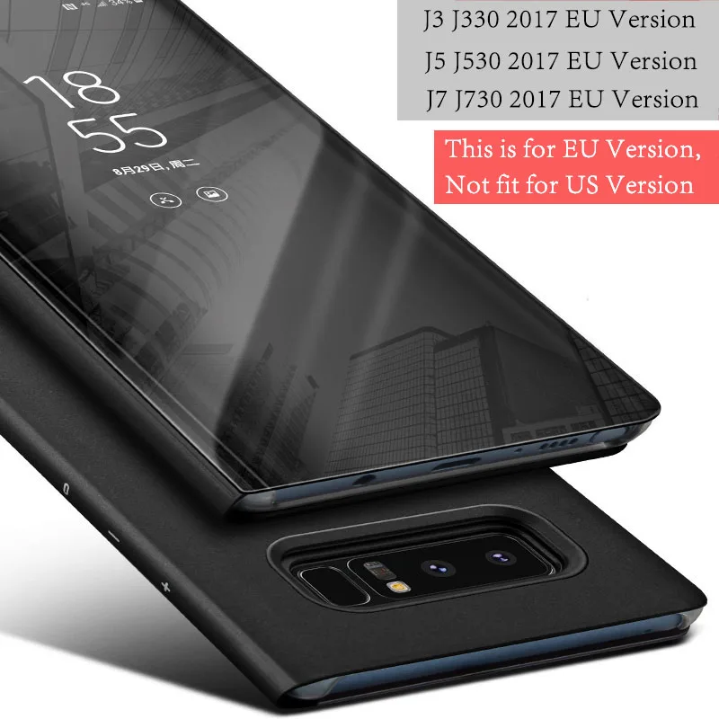Чехол-книжка GonoRack с зеркальной поверхностью для samsung Galaxy S9 S8 plus S7 S6 Edge Note 8 A8 Plus 2018 J3