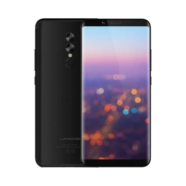 black UMIDIGI S2 Lite 6," 18:9 полноэкранный мобильный телефон 5100 мАч 4 Гб Ram 16 Мп+ 5 Мп двойная камера Face ID Android 7,0 4G LTE смартфон - Цвет: black