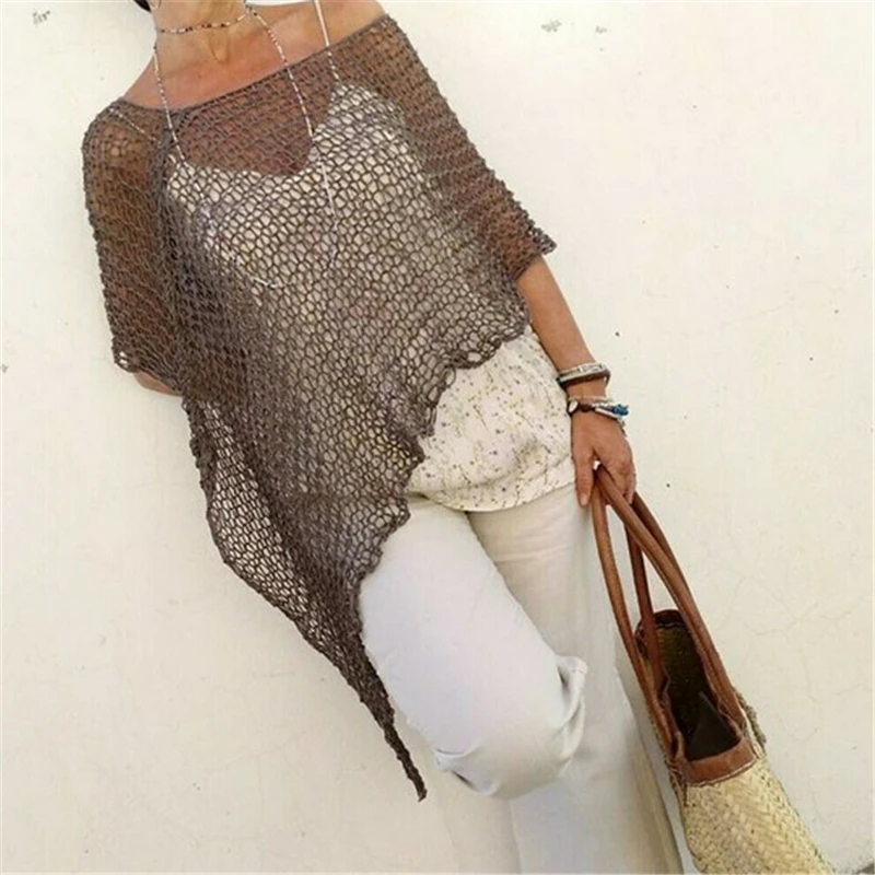 Tunics for Beach Women Swimsuit Cover up Woman Dress Swimwear Beach Cover up Solid Beachwear Pareo Beach Dress Saida de Praia