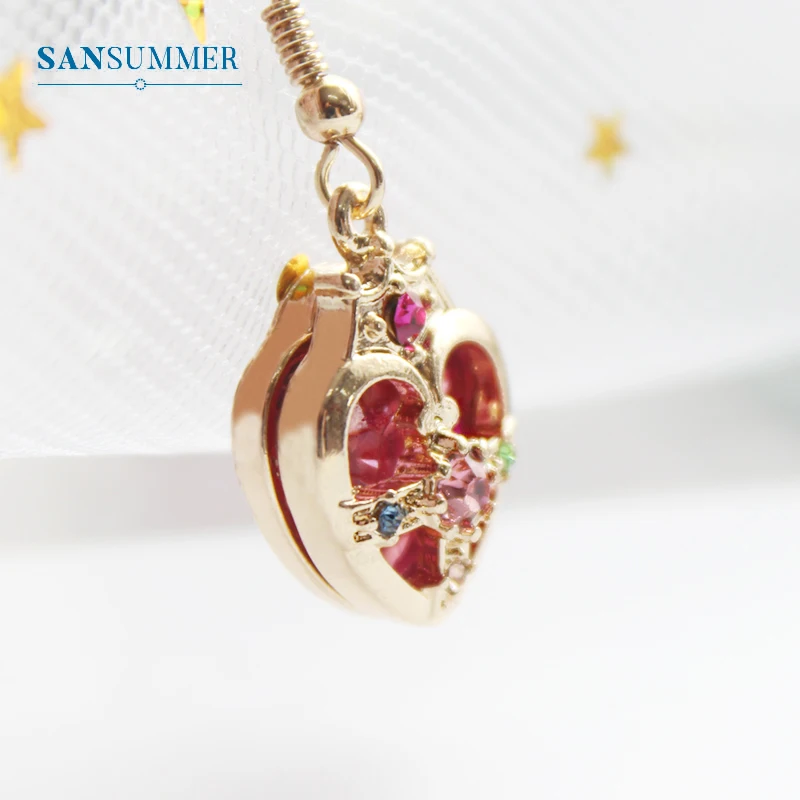 SANSUMMER 2020 новые элегантные женские серьги в форме сердца изысканные подарки на