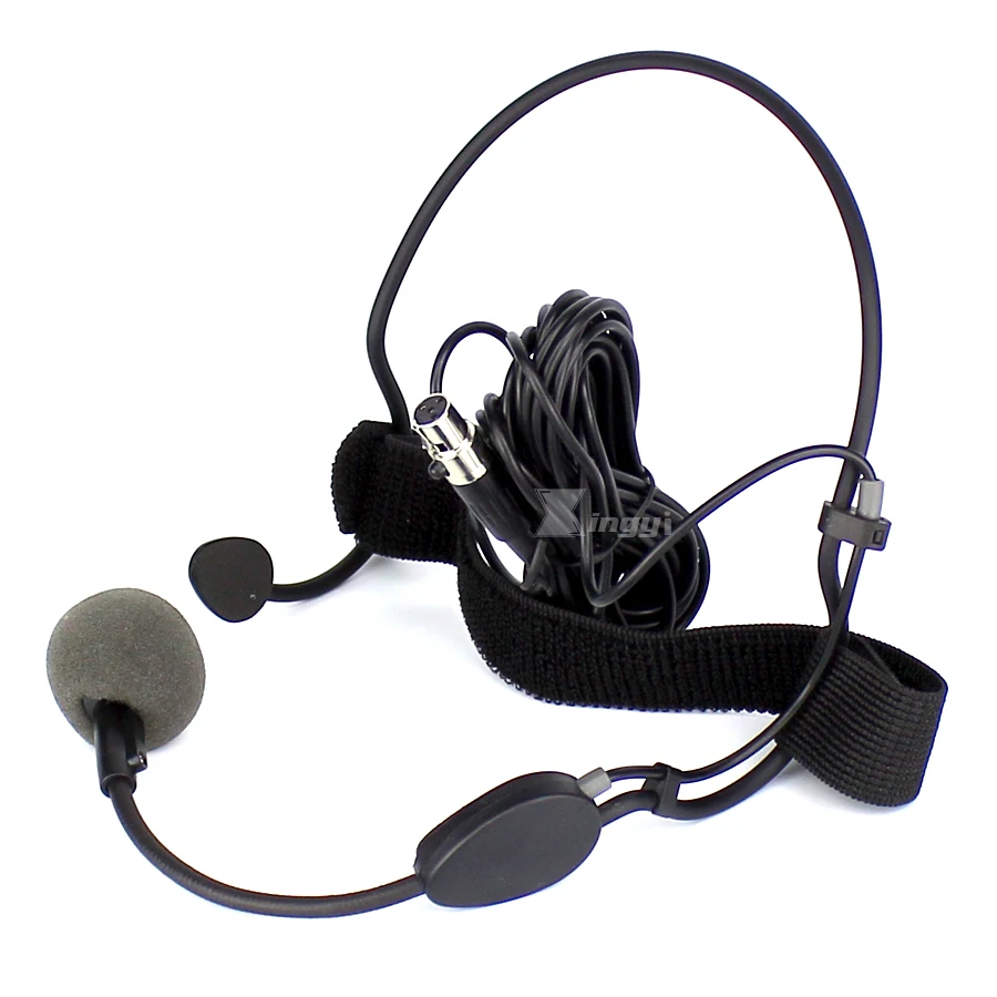 4 шт. гарнитура Mini XLR Pin TA4F с динамическим микрофоном для SHURE WH20TQG беспроводной
