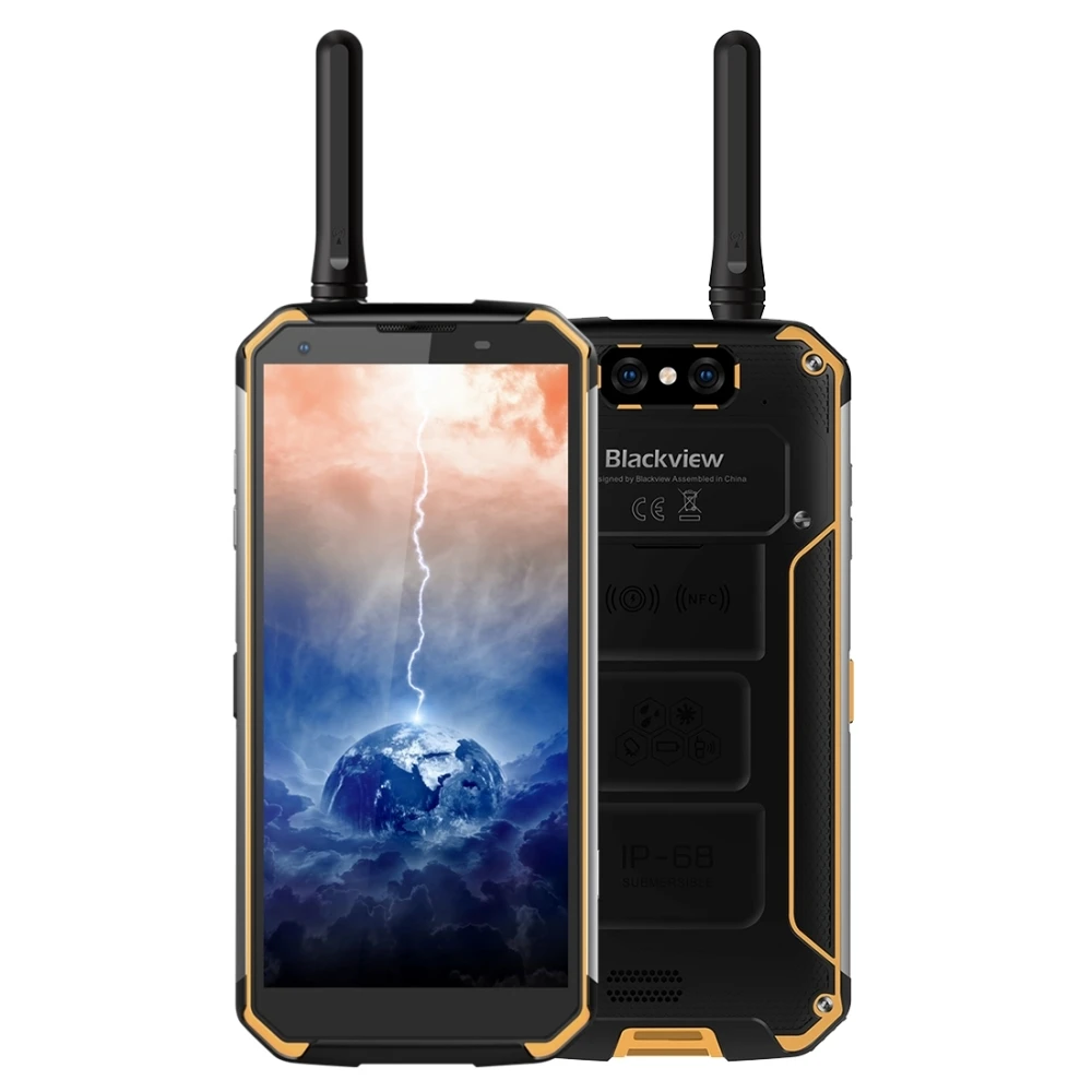 Мобильный телефон Blackview BV9500 Pro, 6 ГБ, 128 ГБ, 5,7 дюймов, Android 8,1, Беспроводная зарядка, две sim-карты, смартфон, четыре ядра, 16 Мп, 13 МП, LTE, 4G