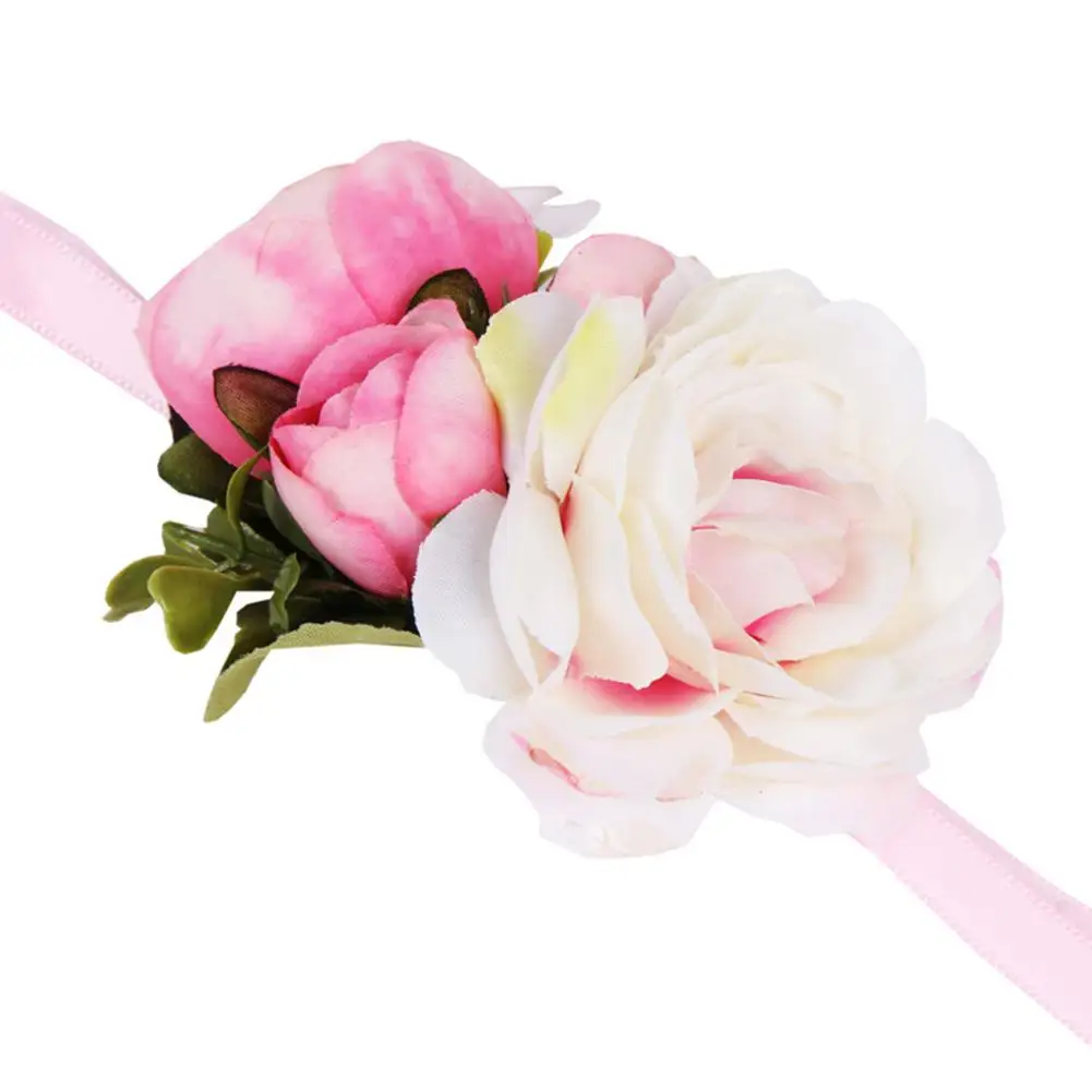 XY Fancy Women Elegant Chic Rose Floral Bracelet Bride Exquisite Wedding Wrist Band | Украшения и аксессуары