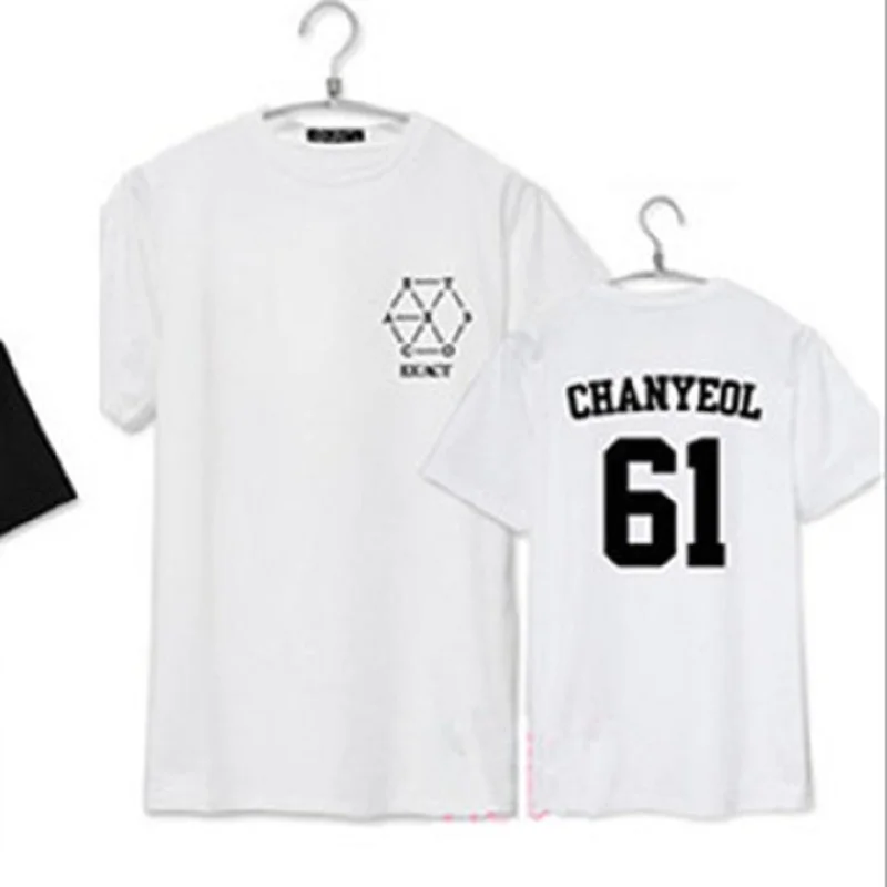 Mainlead Kpop EXO EX'ACT унисекс футболка Точная Baekhyun Chanyeol Монстр телефон для женщин
