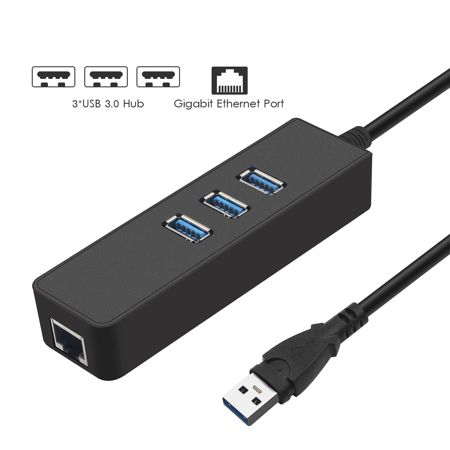 USB 3 0 концентратор Ethernet RJ45 Lan сетевая карта 1000 Мбит/с гигабитный адаптер usb хаб для