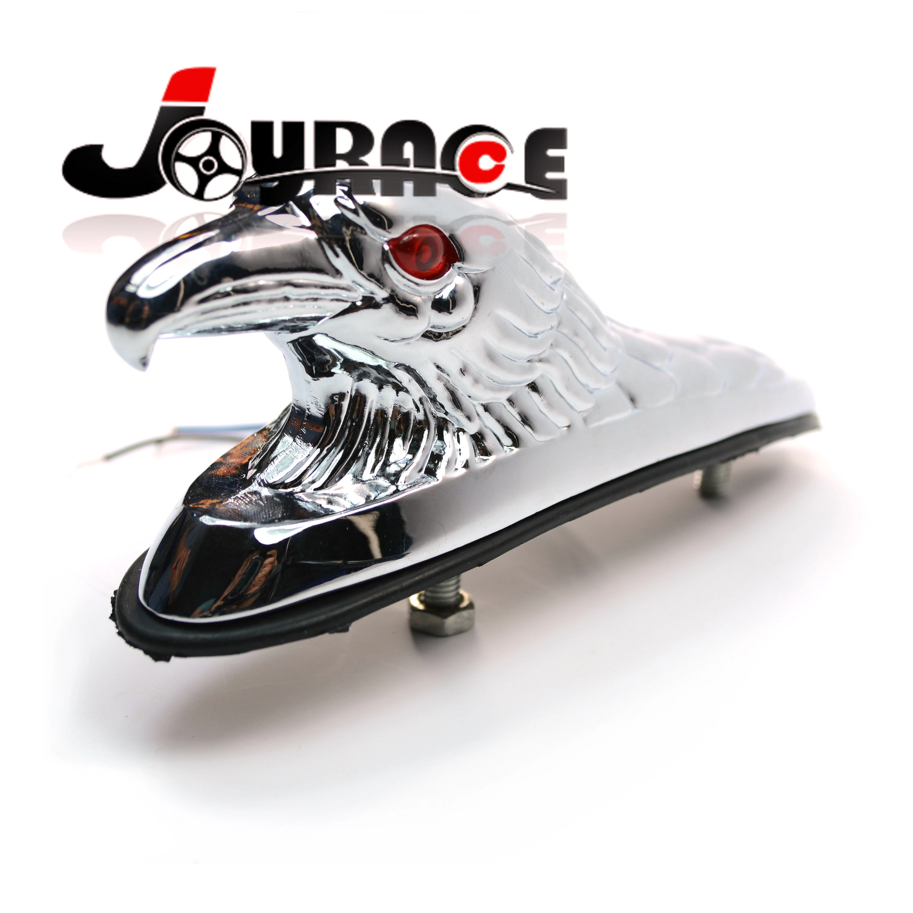 Светодиодный орнамент для переднего крыла мотоцикла с головой орла и красными